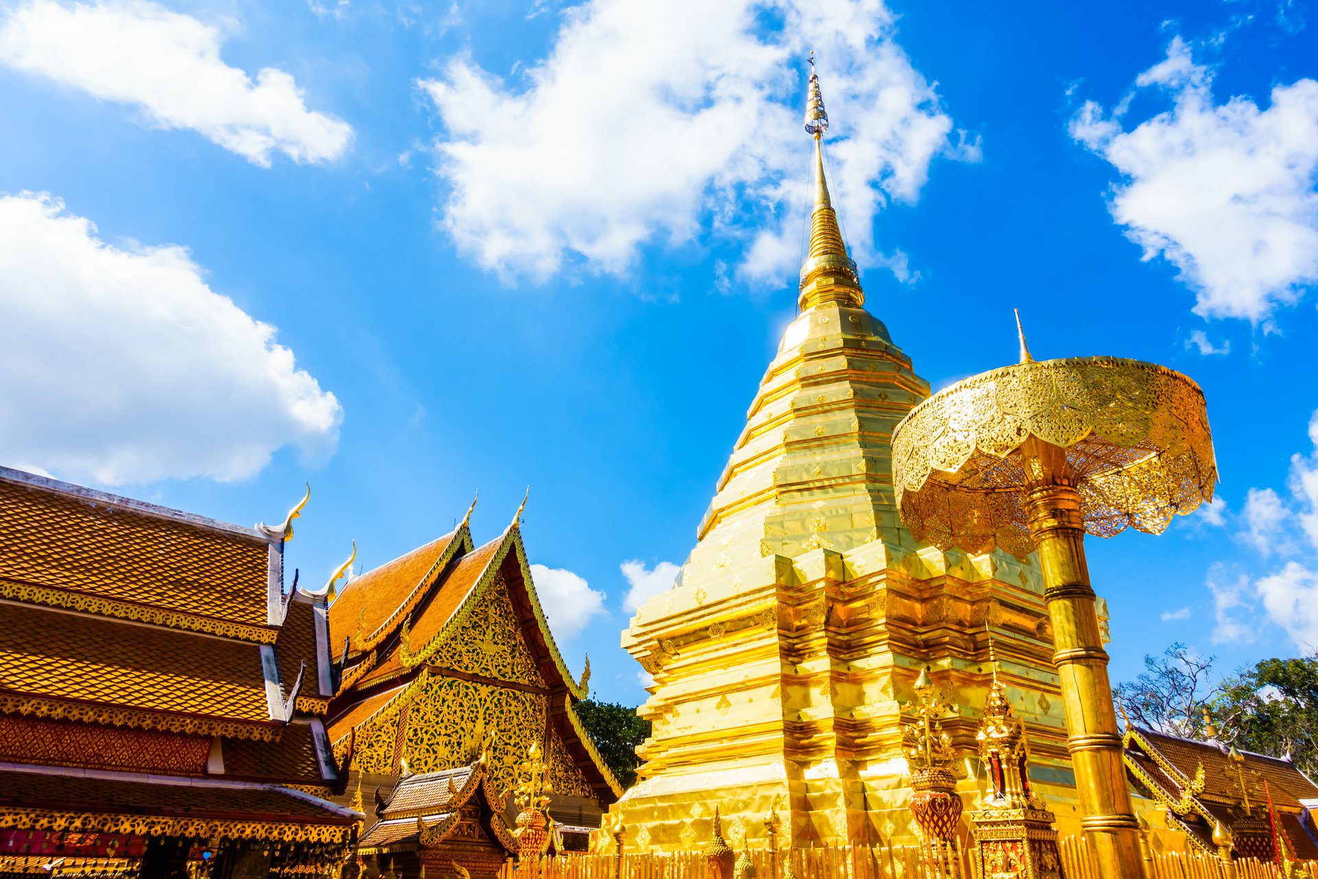 Wat Phra That Doi Suthep golden chedi, Chiang Mai