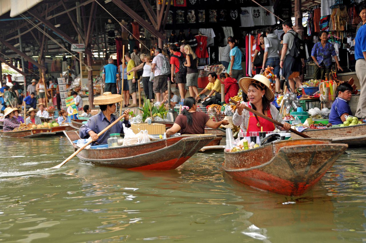 Damnoen Saduak floating market, Ratchaburi