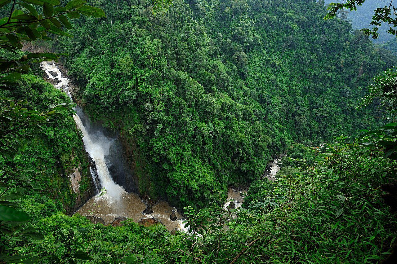 Khao Yai National Park Haew Narok waterfall, primary rainforest