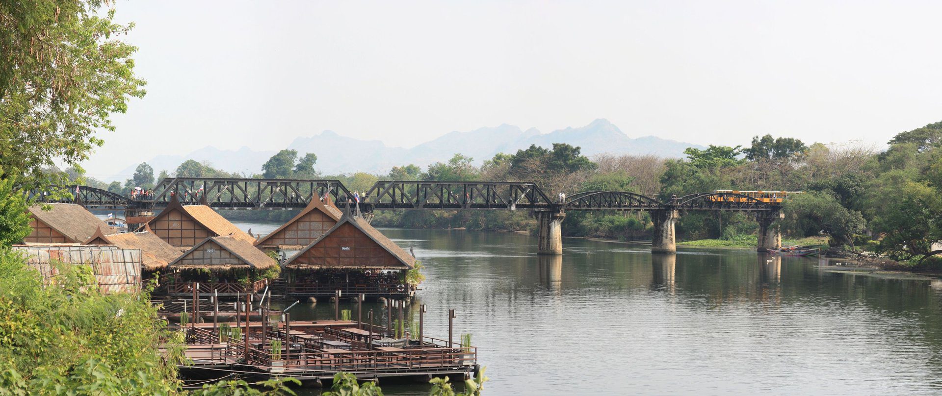 Kanchanaburi Bridge on the River Kwai